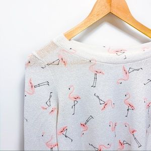 Flamingo Cropped Long Sleeve - Size S